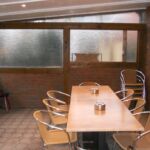 Blick auf die Terrasse(n)