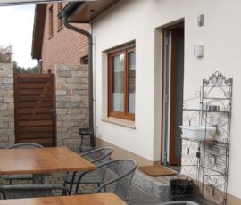 Blick auf die Terrasse(n)